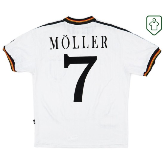 Men's Germany 1996/98 Home Retro Shirt Möller #7
