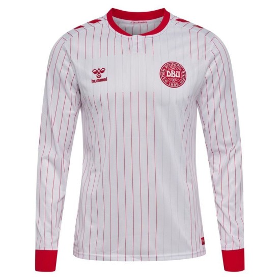 Kid's Denmark 2026 Away World Cup Long Sleeve Shirt