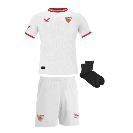 Kid's Sevilla FC 2024/25 Home Kit Kid's Sevilla FC 2024/25 Home Kit