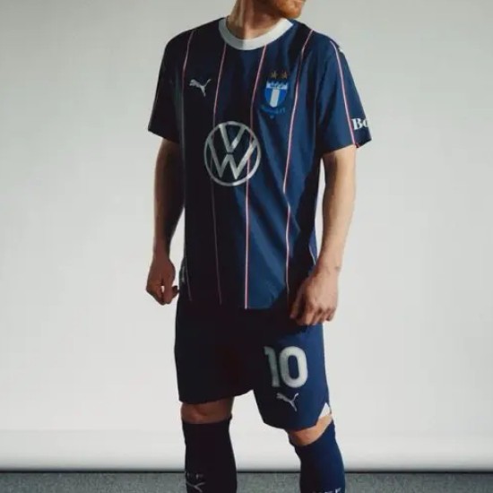 Kid's Malmö FF 2024 Away Shorts - Blue Kid's Malmö FF 2024 Away Shorts - Blue